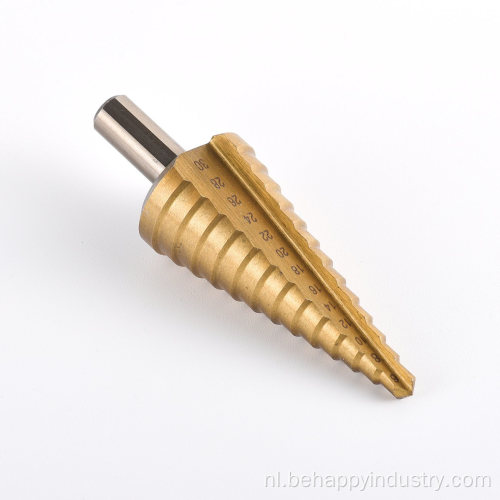 HSS titanium gecoate stepboor bit